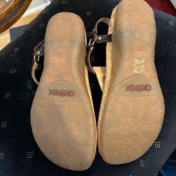 Aetrex slingback thong - NEW - tortoise - Picture 2 of 6